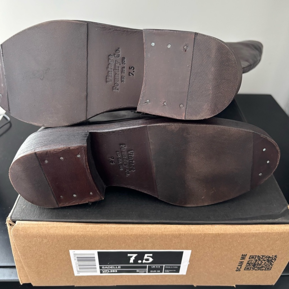 Vintage Foundry-Sadelle Sz 7.5 NIB - Picture 6 of 9